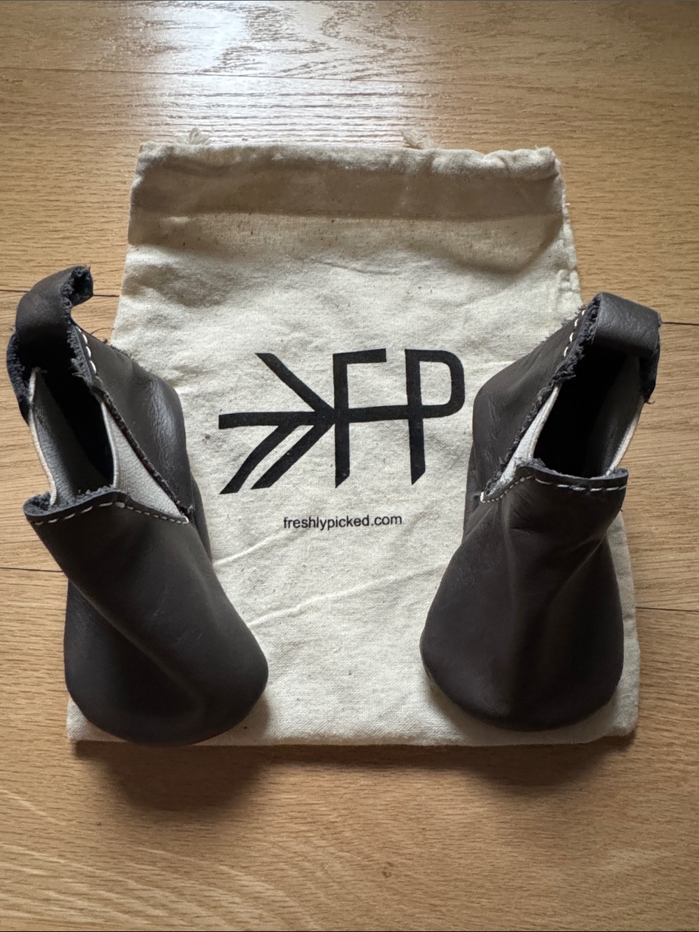 Freshly Picked Graphite Chelsea Boot Baby Shoe